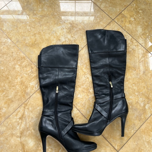 Black Marc Fisher Knee High Boots - Picture 2 of 5